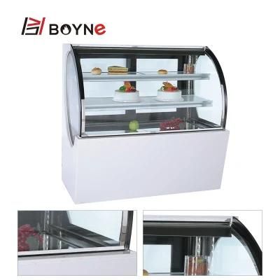 Coffee Restaurant Arc Cake Display Chiller Bakery Shop Pastry Cabinet