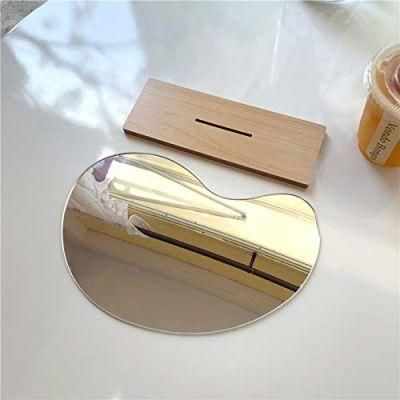 Glass Eco Friendly Single Sided Desktop Stand Bevel Mirror with High Quality