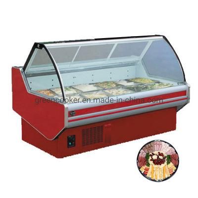 2016 Hot Sell Supermarket Meat Display Chiller, Meat Refrigerator Showcase