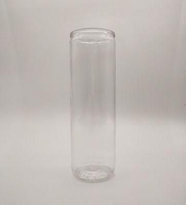 Clear Cylinder Glass Candle Holder for Daily Decoration