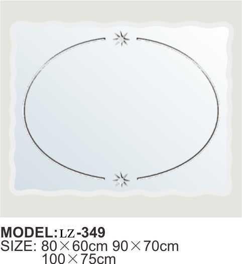 Fashion Waterproof Decoration Cosmetic Wall Bathroom Mirror