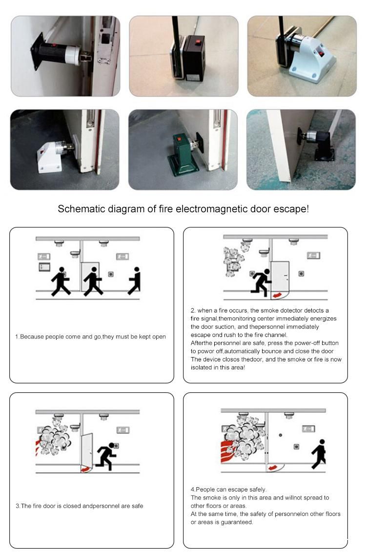 Floor Mounted Electromagnetic Door Holder/Release
