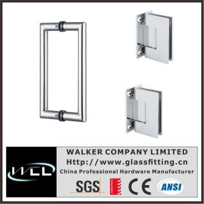 Wholesale Shower Glass Door Shower Hinge and Pull Handle Set
