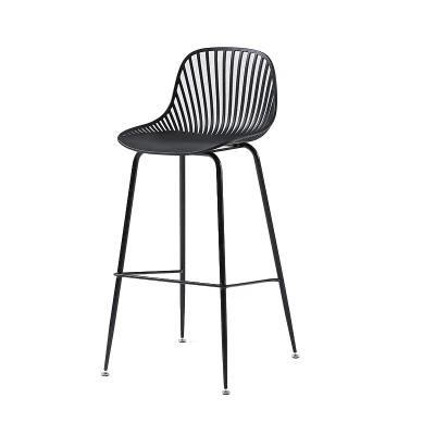 Modern Design Classic Nordic Style Metal Bar Stool Restaurant Bar Chair for Sale