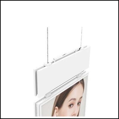 High Brightness LCD Panel Double Sided Screen Window Facing Glass Wall Showcase LCD Displays