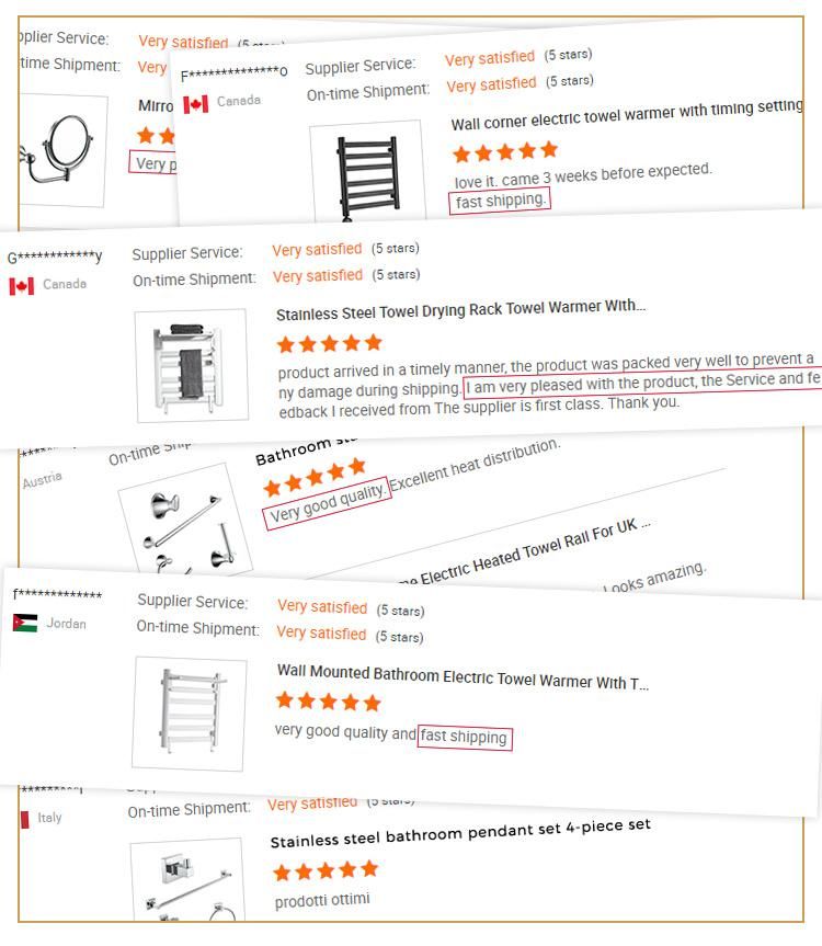 Kaiiy Modern Style Bathroom Accessories Towel Stand Rack Freestanding Towel Bar Towel Rack