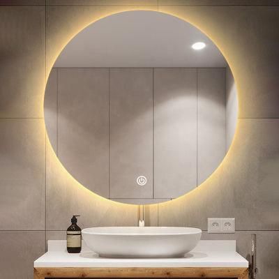 Amazon Hot Sell Dimmable Backlit LED Bathroom Vanity Mirror with Touch on/off Switch