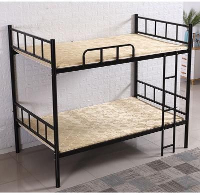 Student Hostel Camp Metal Bunk Bed/ Cheap School Bunk Steel Bed