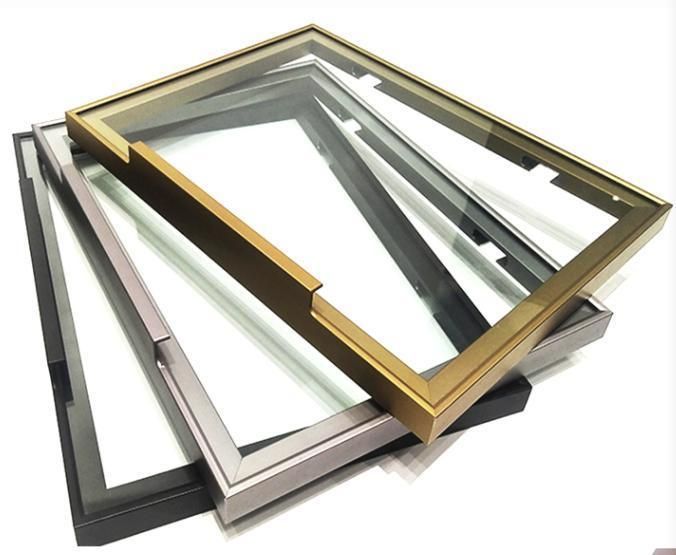 Aluminum Door Frame Aluminum Profile for Sliding Glass Door Metal Window Wardrobe Frame Kitchen Cabinet