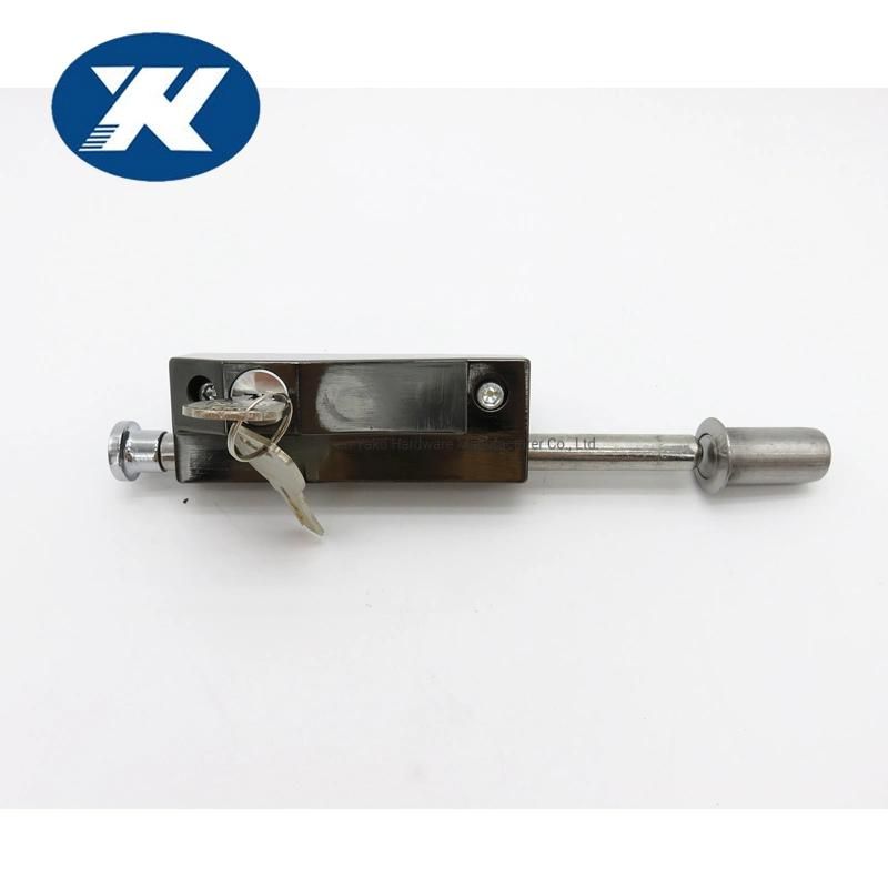 Zinc Alloy Mortise Bottom Pivot Rotate Glass Door Lock