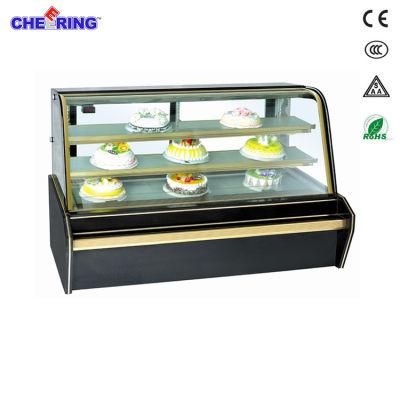 Marble Double-Arc Glass Display Refrigerator Showcase (CS328FL2C3H2)