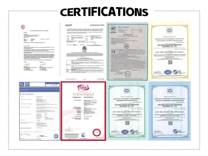 Fan Cooling System Meat Showcase with CE Certification