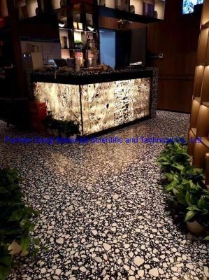 Cement Tile Inorganic Terrazzo Slab Terrazzo for Coffee Table Flooring Tile