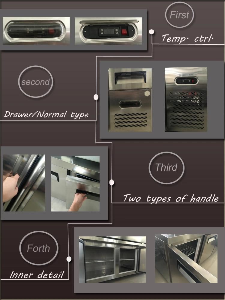 Workbench Refrigerator Freezer, Worktable Chiller Cooler, Restaurant Prep Tables/Refrigerated Table