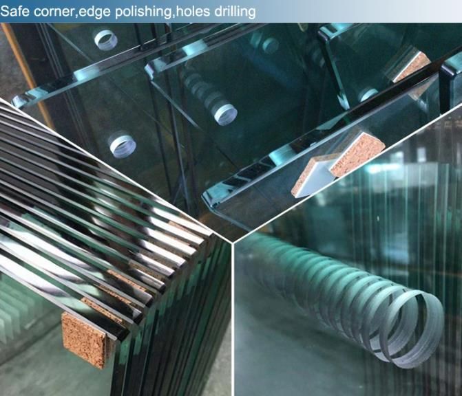 Greenhouse Panels Tempered Curved Glass Made in China