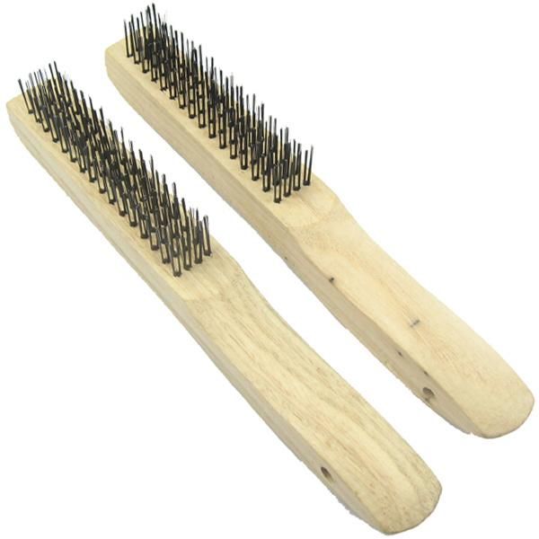 Wholesale Stainless Steel Wire Brush with Wood Body