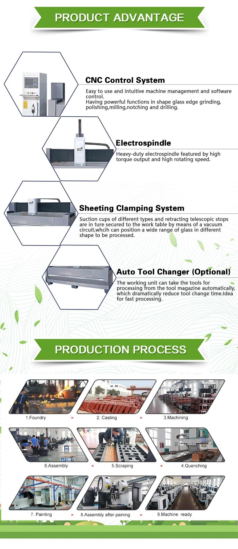 Zxx-C2513 Cabinet Glass Countertop Sink Hole Processing Making Machine