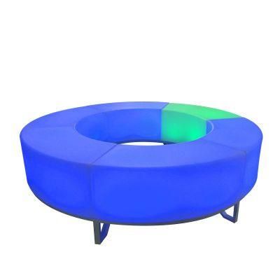 2022 Hl6344-C3 Hot Selling Luminescent Furniture Bar Table Chair LED Plastic Stool for Bar Party