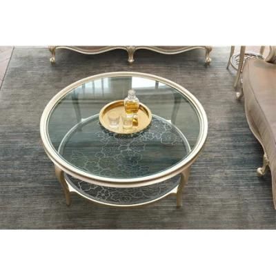 Luxury Modern Homel Furniture Living Room Glass Side Table Coffee Table