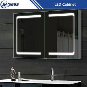 Wall Mounted Fog Free LED Lighted Bathroom Mirror with Touch Switch