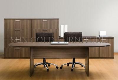 Simple Design Popular Wooden Conference Table 6 Seats (SZ-MT010)