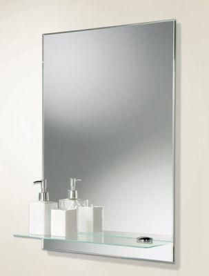 Bathroom Mirror with Beveled Edge and Corner
