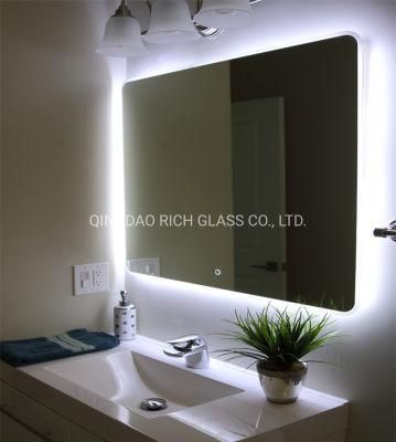 Touch Switch LED Customized Bathroom Mirror for Hotel Home with Good Price