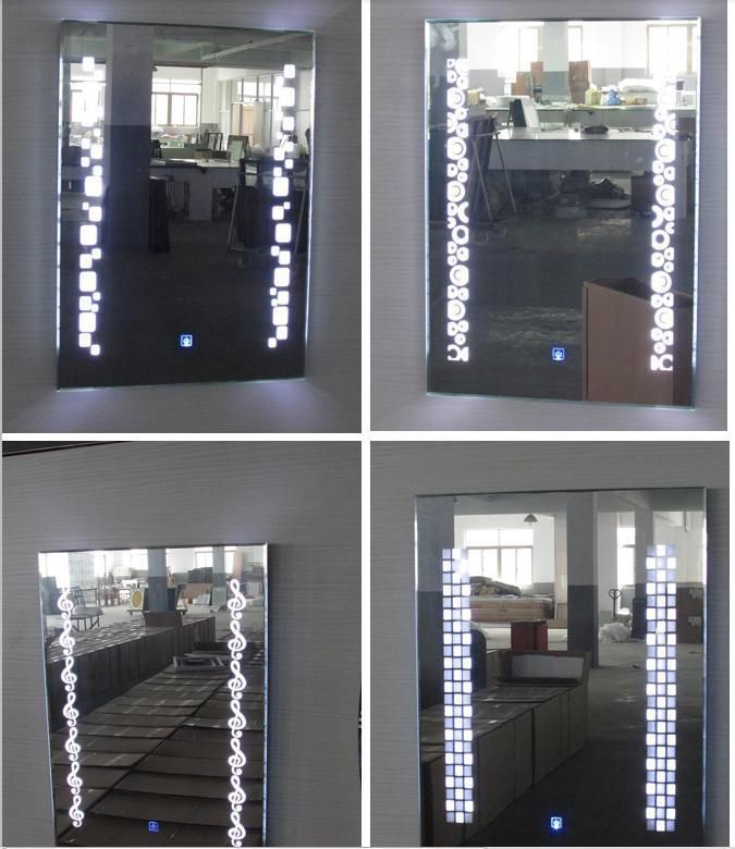 LED Lighted Bathroom Wall Cosmetic Mirror Bathroom Furniture