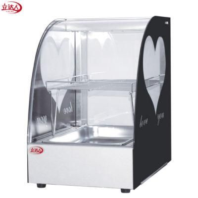 Top Selling Glass Pastry Hot Food Commercial Cabinet Bakery Cases Electric Food Warmer Display/Warming Showcase