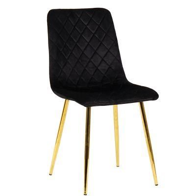 Luxury Nordic Style Indoor Outdoor Home Furniture Restaurant Leather Velvet Modern Dining Chair