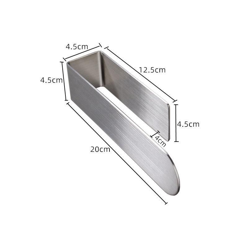 Stainless Steel Self-Ddhesive Toilet Towel Holder Rack Toilet Rail Bar Towel Rack Without Drilling