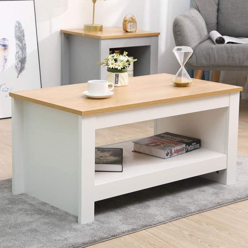 Luxury Small Wooden Center Coffee Table
