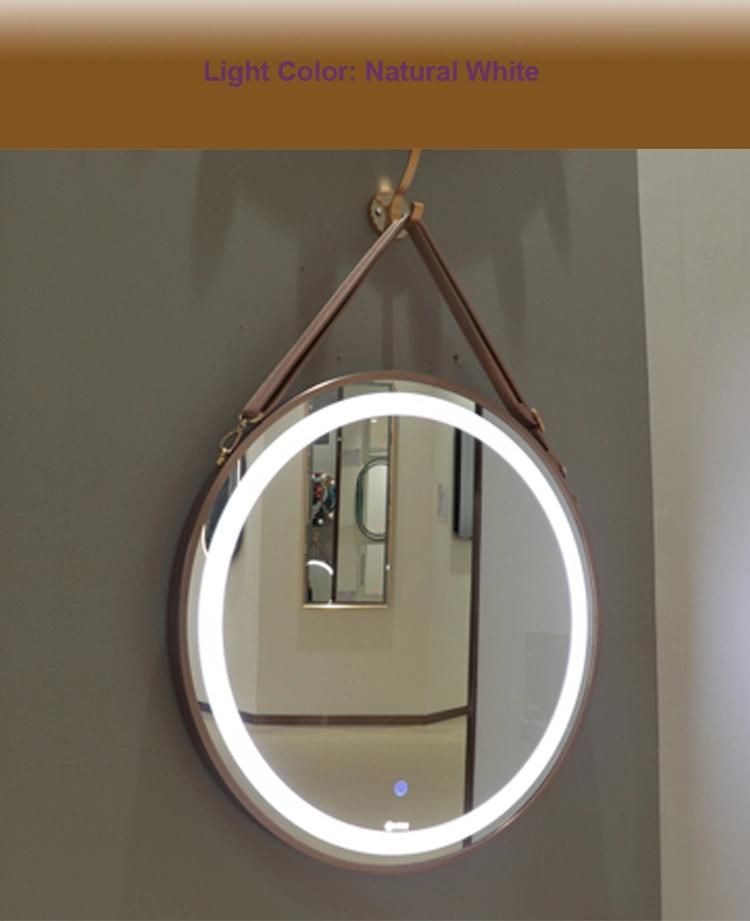 Home Decoration Smart Light Bathroom LED Wall Hanging Mirror