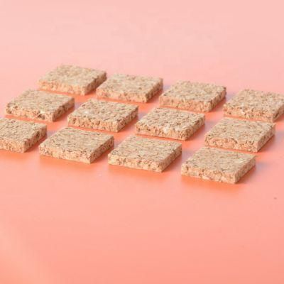 20mm (L) X 20mm (W) 3mm (T) +1mm&#160; Foam Glass Protecting Adhesive Glass Separator Cork Pads