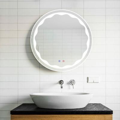 Decor Custom Home Bathroom Glass Round Hanging Wall Mirror