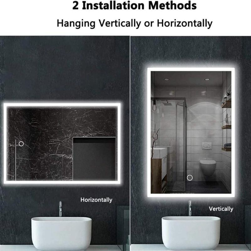 High-Quality LED Mirror Copper Free Bathroom Mirror for Hotel Decoration with Touch Sensor & Bluetooth
