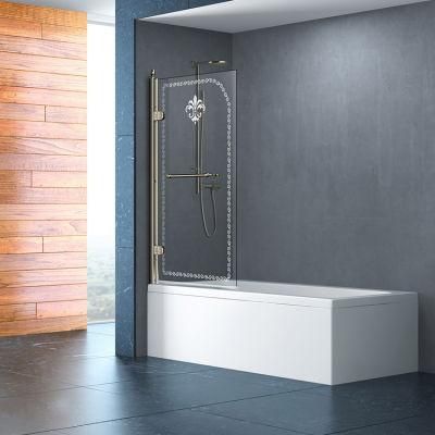 Hot Selling Small Folding Shower Enclosure 6mm Glass Bathtub Shower Screen
