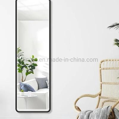 Aluminum Frame Luxury Home Decor Bedroom Dressing Mirror Wall Mount Big Wall Mirror with LED Light Touch Sensor/Hand Sweep Furniture