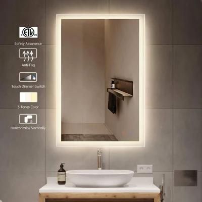 LED Lighted Smart Bluetooth Mirror for Makeup Shaving