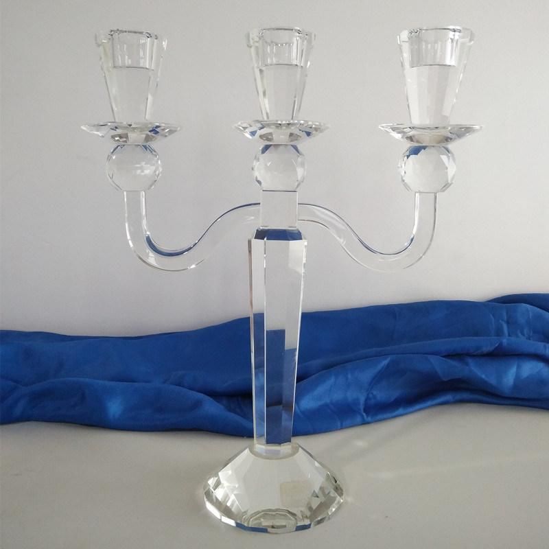 K9 Crystal Glass Candleholder Craft for Wedding Gift