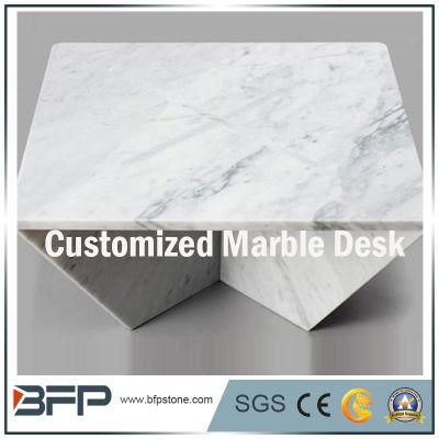 Customizes Natural White Stone Marble/Granite Table/Desk/Workbench