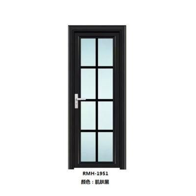 Simple Design Double Glazed Glass Aluminum Casement Door