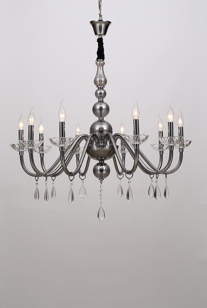 Modern Style Classic Custom Desinger Smoke Grey Chandelier China Factory Supply