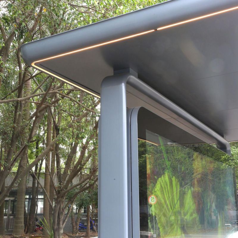 Metal Bus Shelter for Public Facilities (HS-BS-F026)