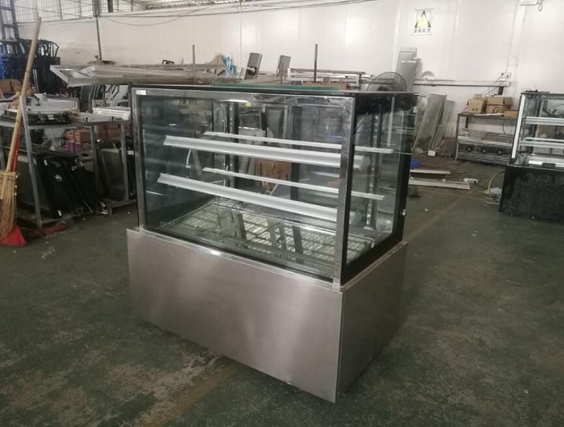 Cake Display Freezer Used Commercial R134A Gas Refrigerator Showcase for Sale