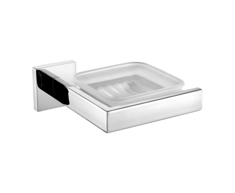 Bathroom Accessories Wall Mounted Stainless Steel 304 Glass Shelf