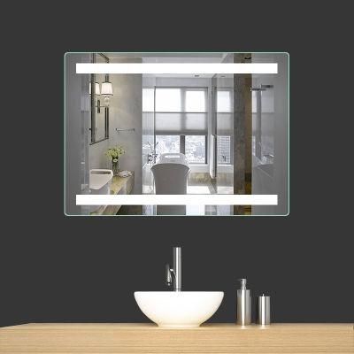 Hotel Bathroom 3000-5000K Light LED Backlit Mirror with Touch Sensor Dimmer