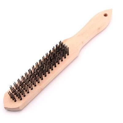 Cheap Price Industrial Wire Brush with Wood Handle Made in China