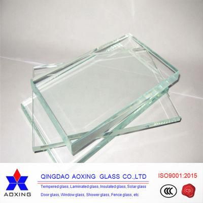 Made in China 3-19mm Ultra Transparent Float Glass/Ultra White Glass