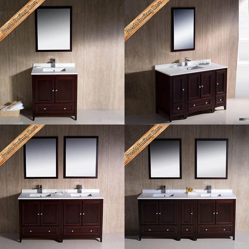 Fed-1072 60 Inch Hot Sales Double Sinks Modern Bathroom Furniture